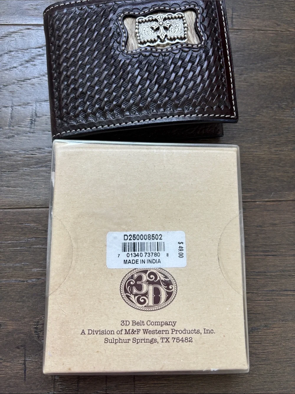 3-D Belt Co. new box
